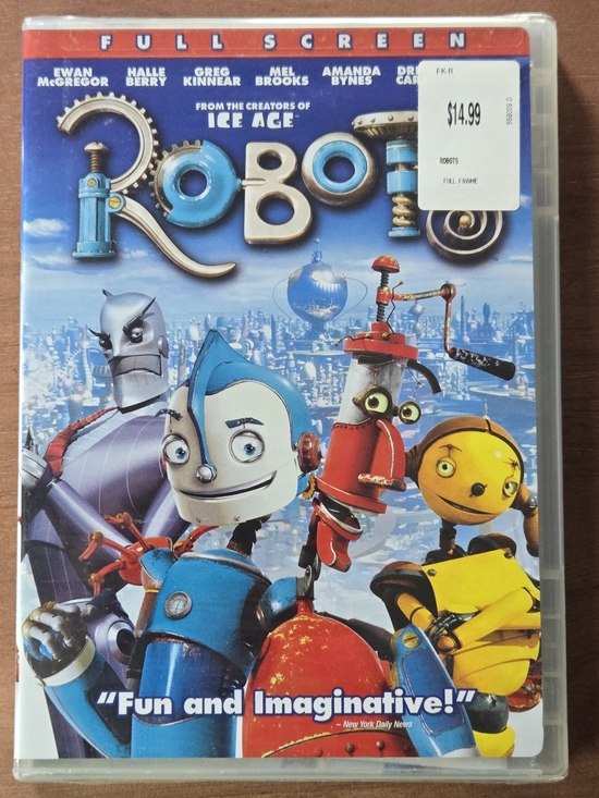 20th Century Studios Other - Robots DVD Movie (Fullscreen) Woth Xbox Racing Game, New Sealed